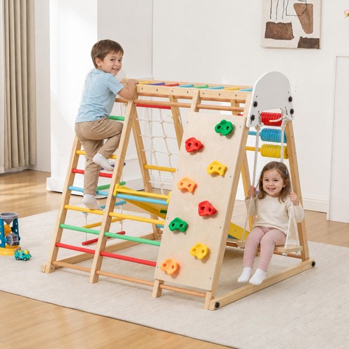 Kids climbing frame slide - frame,