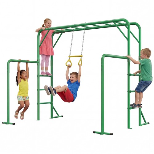 Metal monkey bar set climbing - metal,