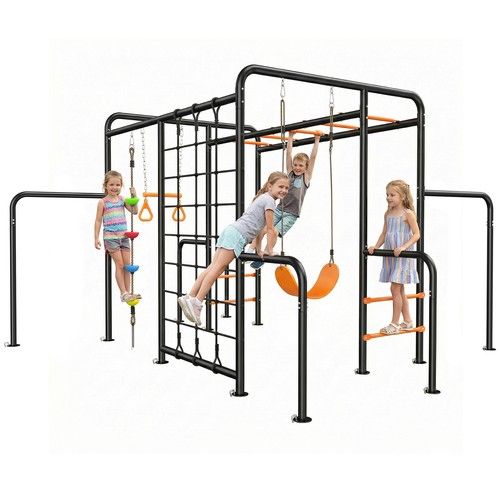 Monkey bars frame with - monkey,